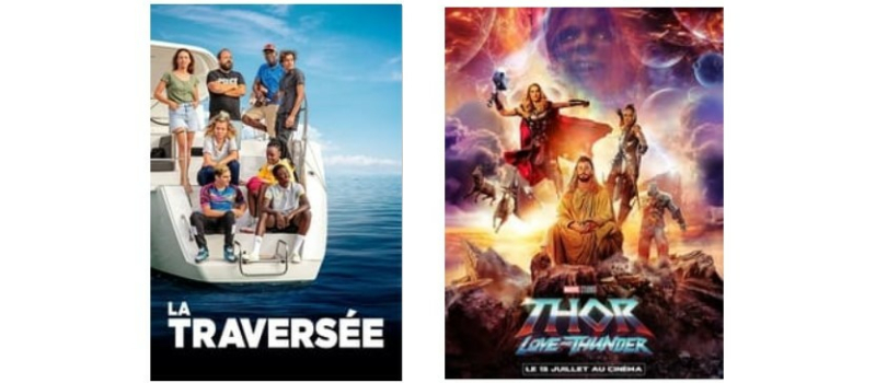Comédie et aventure au cinéma mercredi