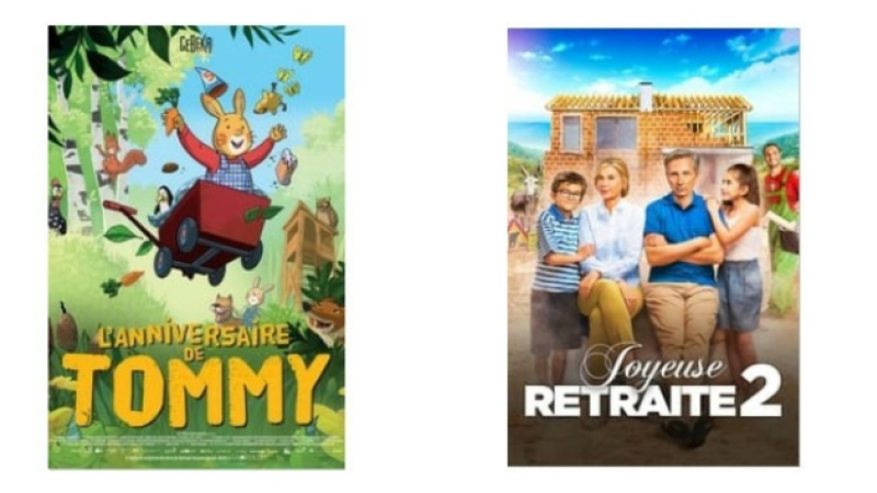 Animation et comédie au cinéma mercredi