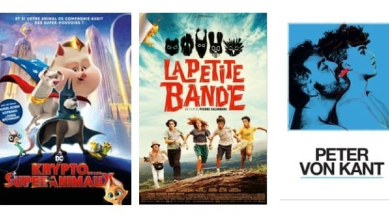 Deux films jeunesse et le dernier François Ozon mercredi au cinéma