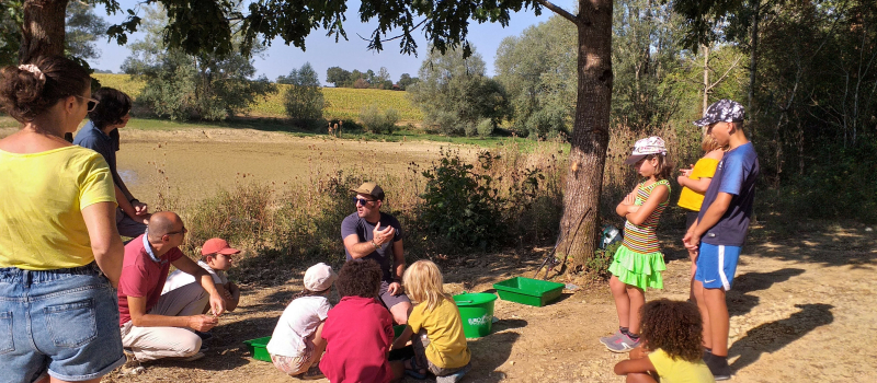 De belles matinées pêche au Lac de candau à Castillon-debats