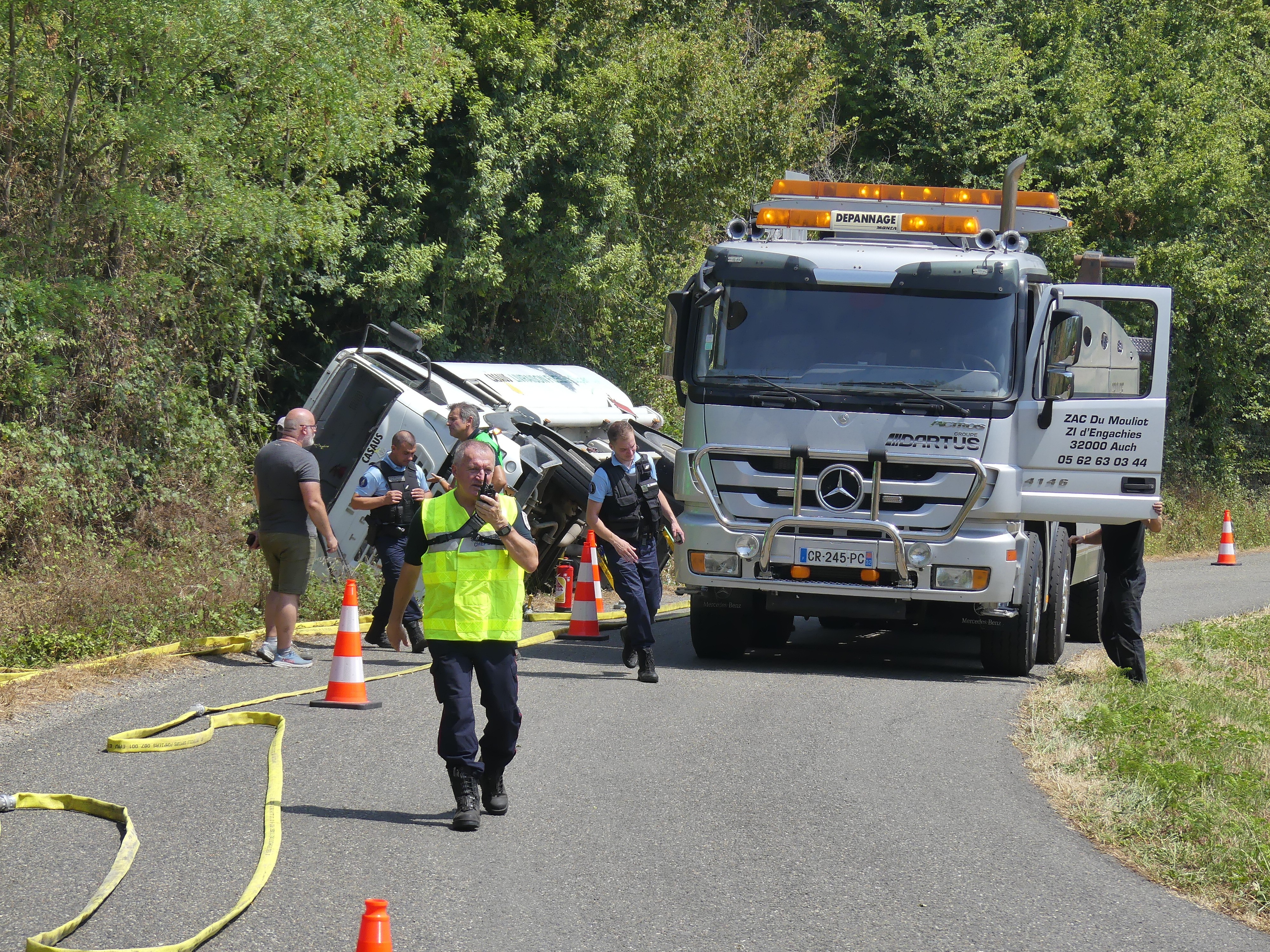 Photo : B. Locqueneux, SDIS 32.