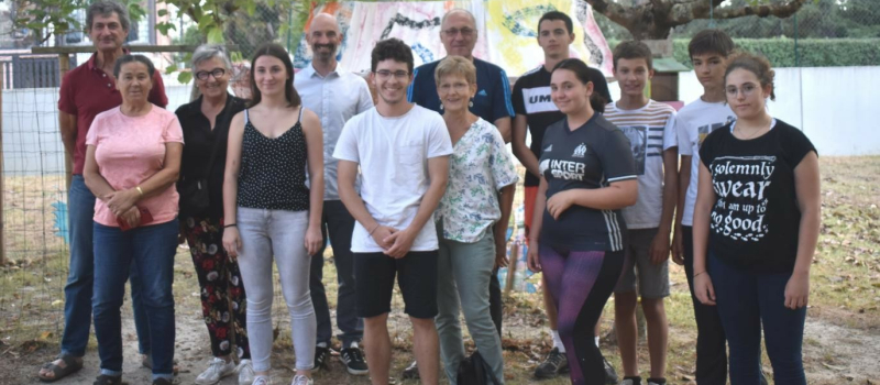 Les ados de l'Eté jeune reçoivent