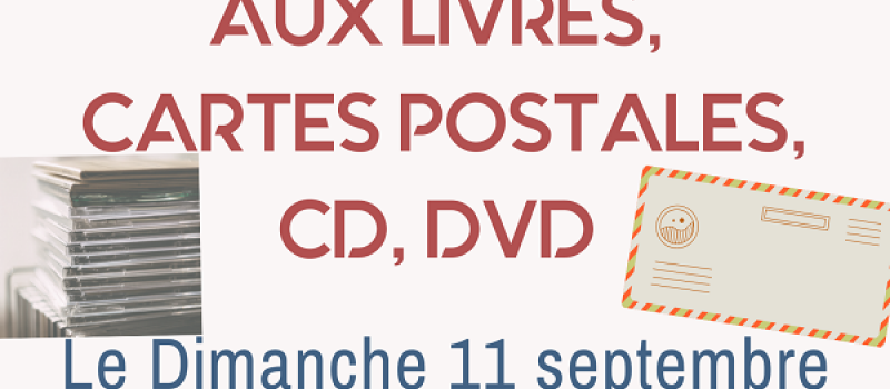 La Médiathèque Municipale organise sa première Bourse aux Livres