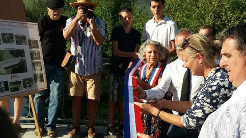 Un nouveau pont sur la Baïse