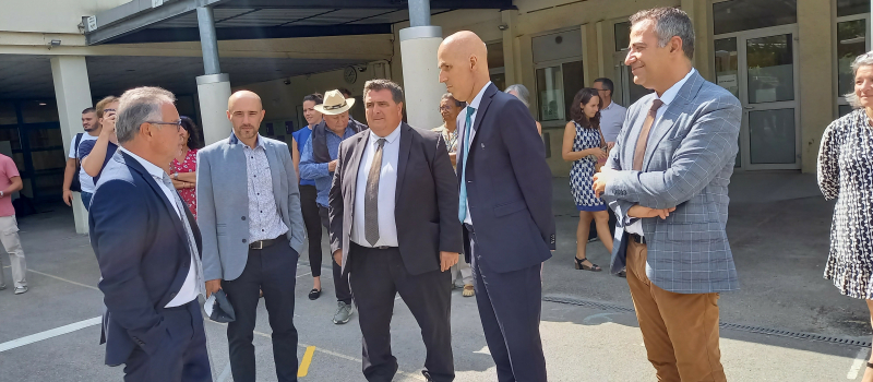 Philippe Dupouy et Farid Djemmal ont fait leur rentrée au collège de Gimont