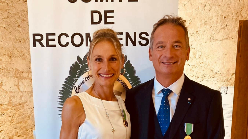 Hélène et Alain Scudellaro honorés