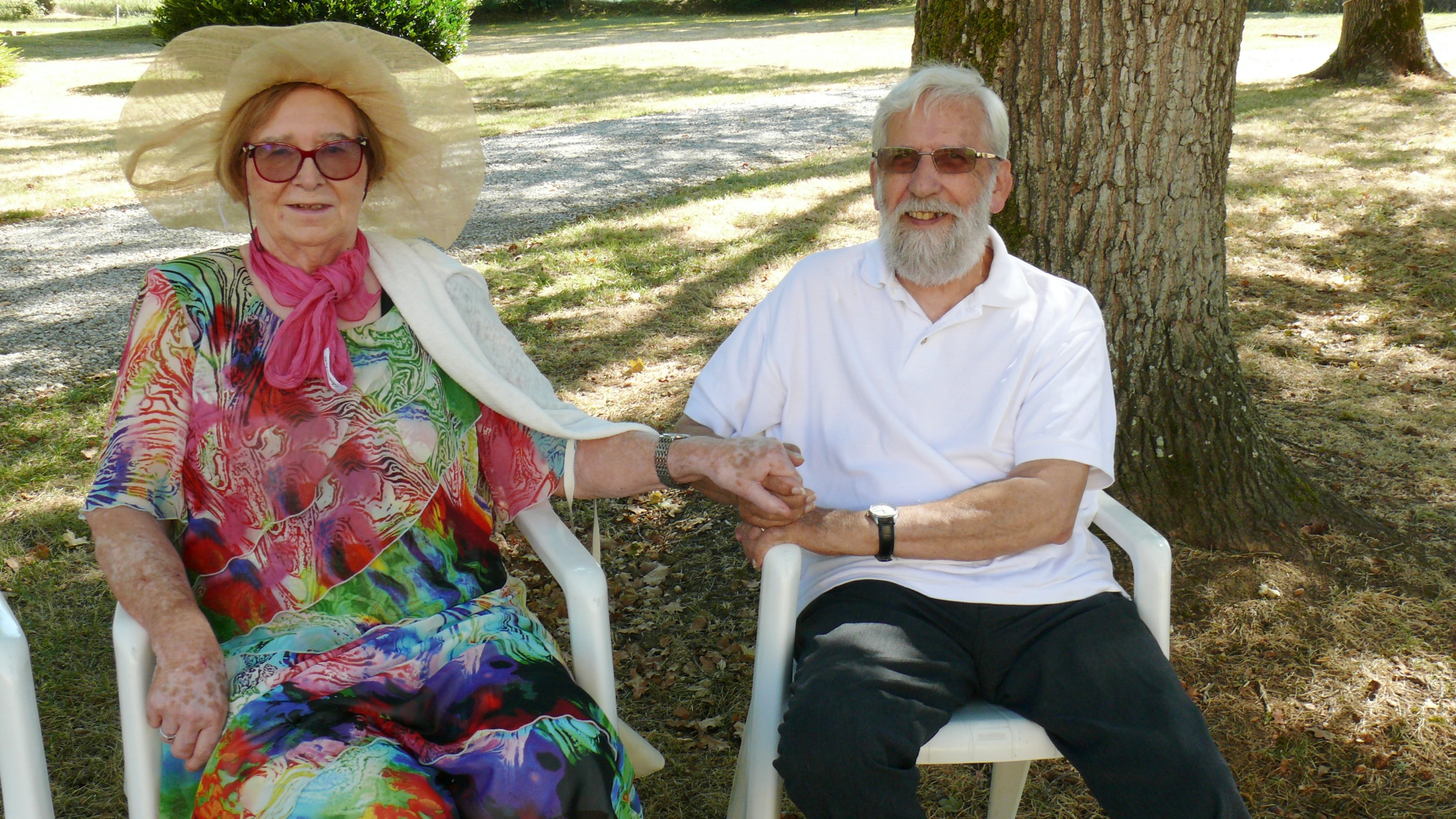 Odette et Christian Mahieux, toujours aussi aimant.