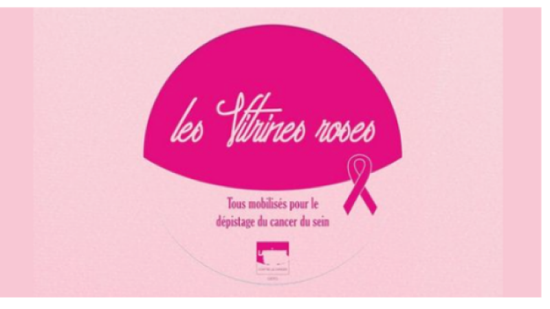 Concours « Les Vitrines Roses » par la Ligue contre le cancer  du Gers !