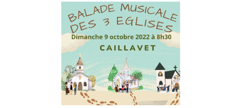 Une balade musicale autour de  trois églises !
