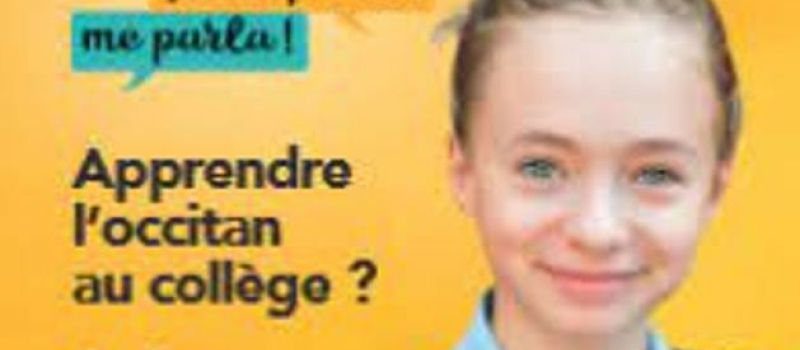 Mise à jour du dépliant «Apprendre l’Occitan au Collège»