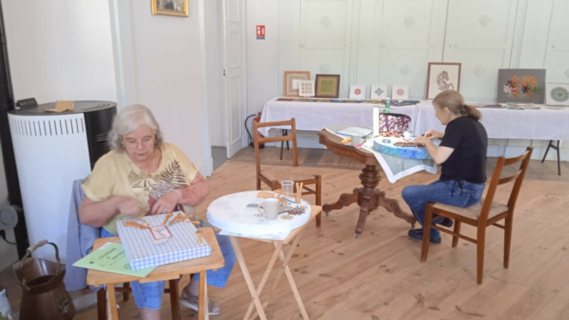 L’A.C.L.E.S. aux journées du patrimoine au Château de La Testère