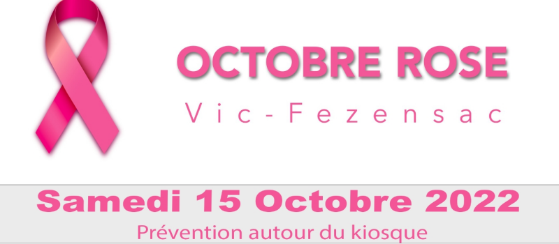 Octobre Rose, c'est samedi 15 octobre à Vic-Fezensac !
