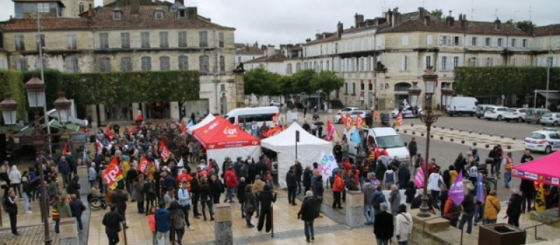 Manifestation à AUCH – Salaires – Retraites- Droit du travail-