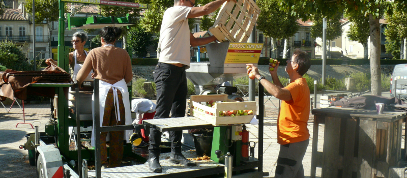 "Croque ton jus", plus d'une tonne de pommes ont été pressées