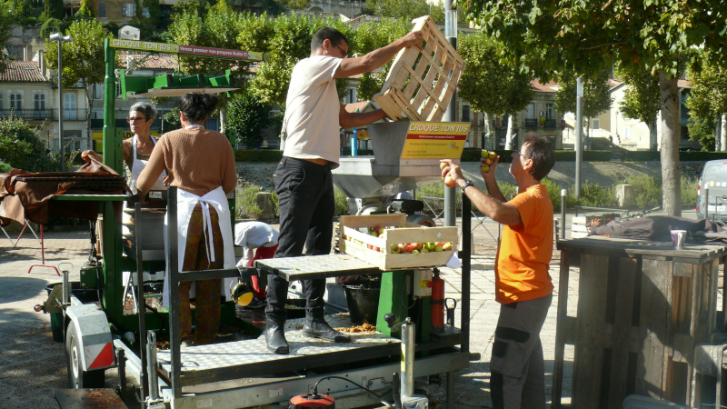 "Croque ton jus", plus d'une tonne de pommes ont été pressées