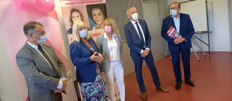 Centre hospitalier d'Auch : Octobre rose une opportunité pour inaugurer le mammographe
