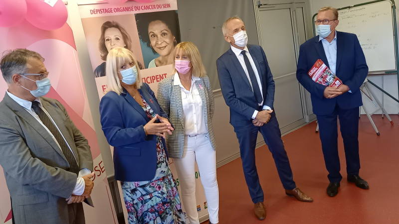 Centre hospitalier d'Auch : Octobre rose une opportunité pour inaugurer le mammographe