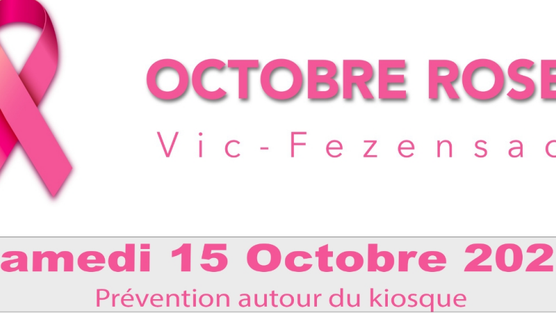 Octobre rose à Vic-Fezensac, c'est samedi !