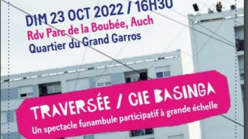 "Traversée " le prochain  spectacle de la compagnie Basinga au quartier du Grand Garros