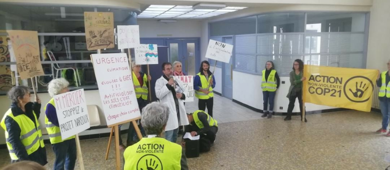 Les locaux du Grand Auch Coeur de Gascogne occupés par Alternatiba