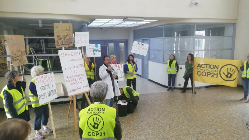 Les locaux du Grand Auch Coeur de Gascogne occupés par Alternatiba