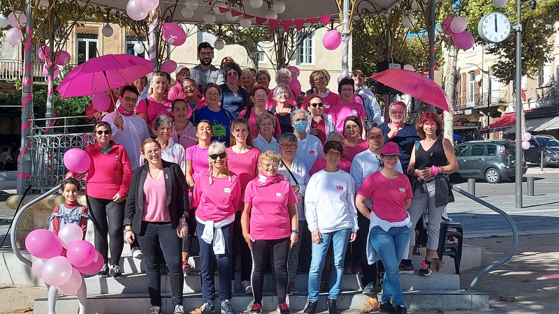 Octobre rose autour du kiosque : une matinée réussie !