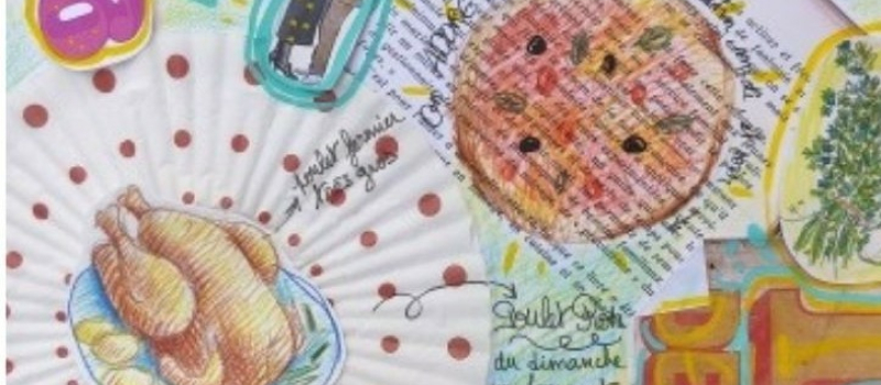 "Créé ton carnet de cuisine" avec Marie Gauthier plasticienne