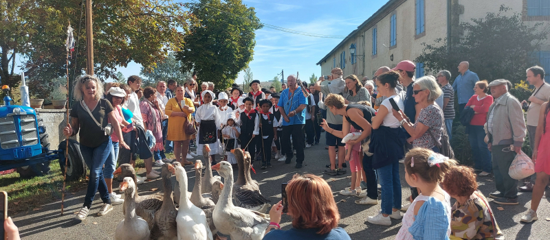 La foire aux oies de Riguepeu : une franche réussite cette année encore !