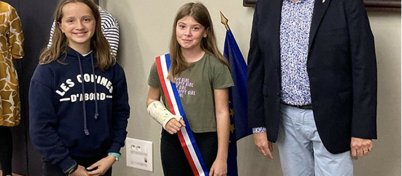 Maémi à la tête du conseil municipal junior