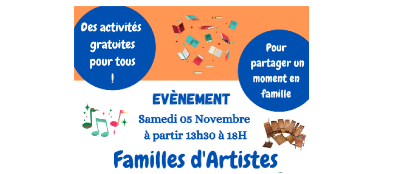 Evénement "Familles d'artistes" organisé par Vic Accueil !