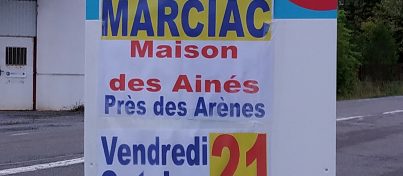 Don de sang à Marciac.