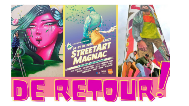 Le Festival Street Art'Magnac est de retour !