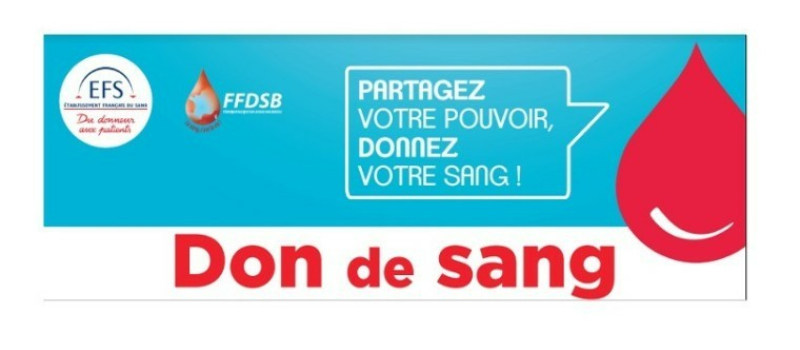Des sacs à dos en tissu et  des diplômes  pour les donneurs de sang