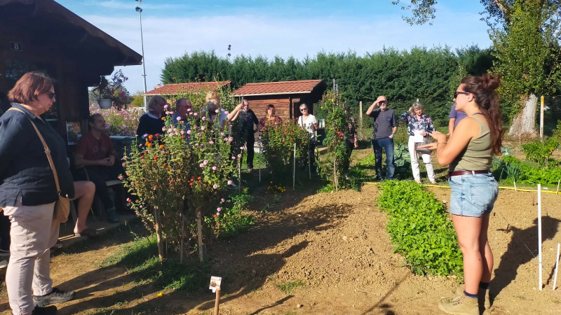 Une fructueuse  rencontre-conseil dans les jardins familiaux sur le thème de l'eau