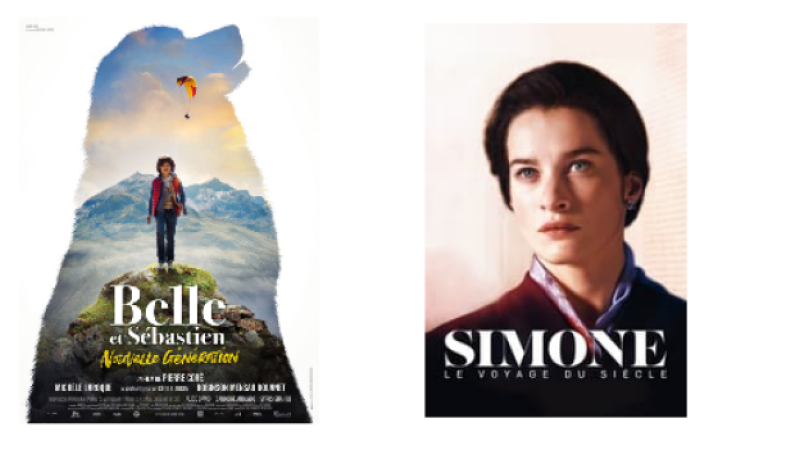 "Belle et Sébastien" et "Simone, le voyage du siècle " au cinéma mercredi