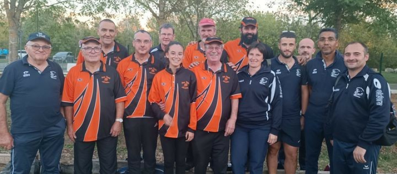 Joyeuse pétanque vicoise : résultats du  Championnat Des Clubs ( CDC ) Open et Féminine