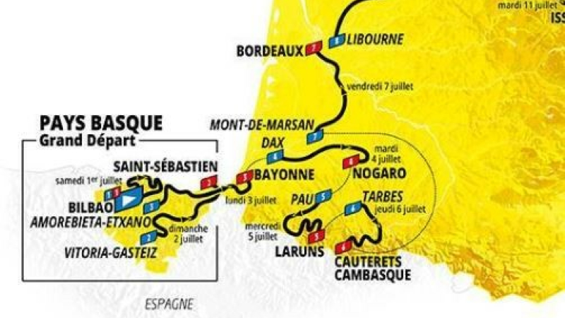 Tour de France: le Gers, arrivée de la 4ème étape de l’édition 2023