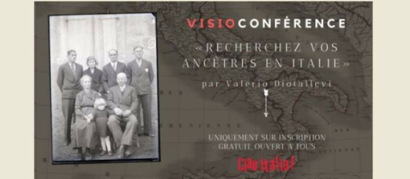 Visio-conférence organisée par les Archives départementales: "Recherchez vos ancêtres en Italie"