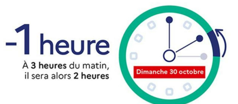 Demain on change d'heure