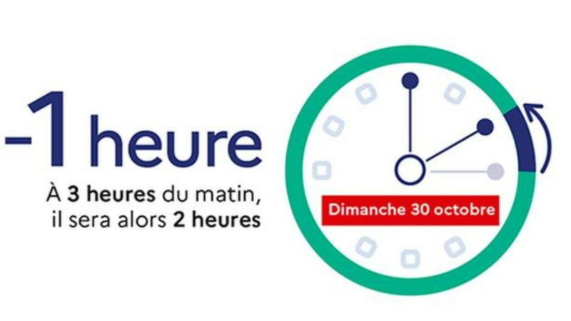 Demain on change d'heure