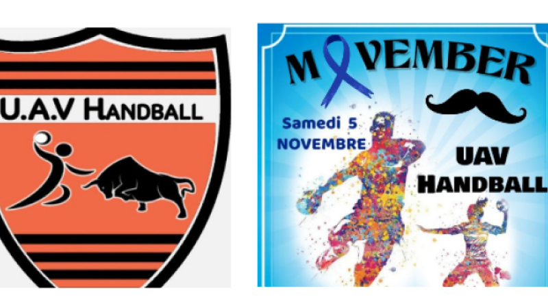 L'UAV Handball participe à l'opération Movember qui lutte contre les cancers masculins