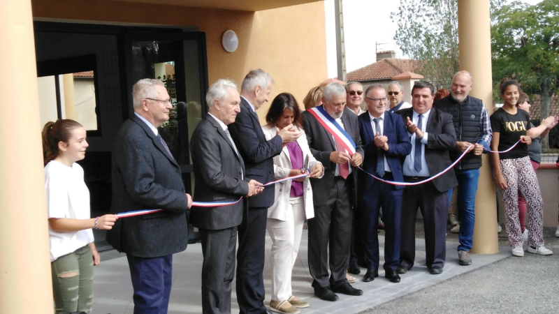 Inauguration du Foyer rural de Castex