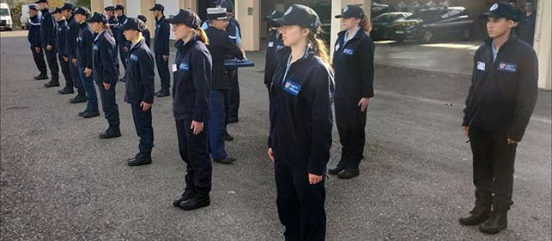 Cadets de la gendarmerie du Gers.