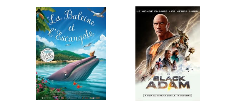 Animation et action au cinéma vendredi