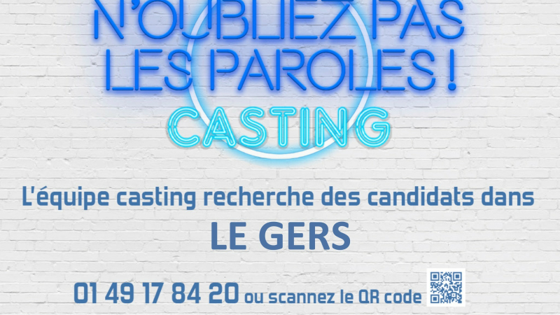 N'oubliez pas les paroles !