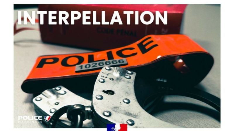 Une interpellation sans heurt