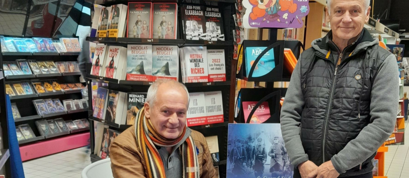 Les frères Xavier et Elian Da Silva "Histoire des poilus gascons fleurantins"