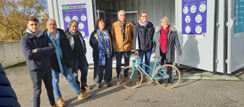 La déchetterie d'Auch-Lamothe se dote d'une nouvelle zone de réemploi
