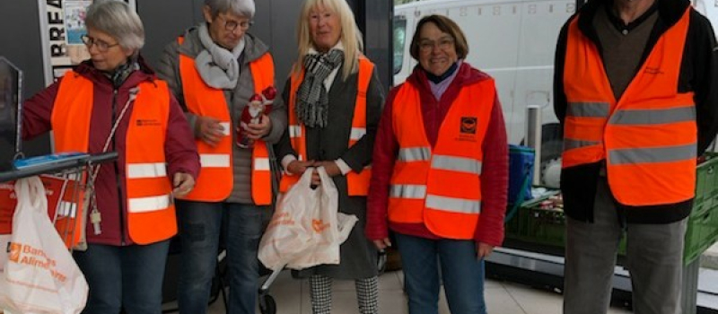 Banque alimentaire des bénévoles très actifs à l'image de Nicole Zadro