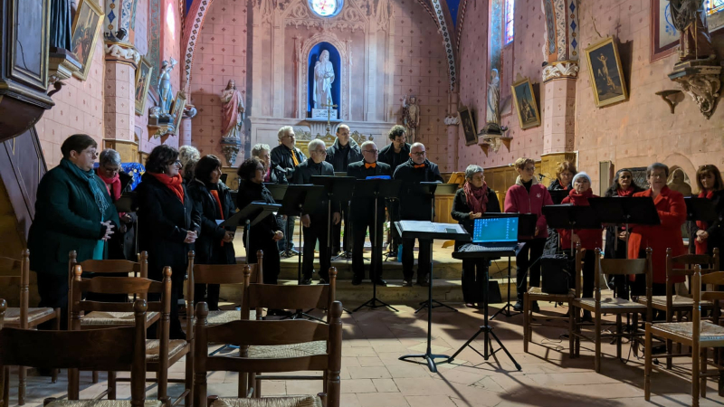 La chorale " l'Atelier des voix" a tenu avec succès son concert